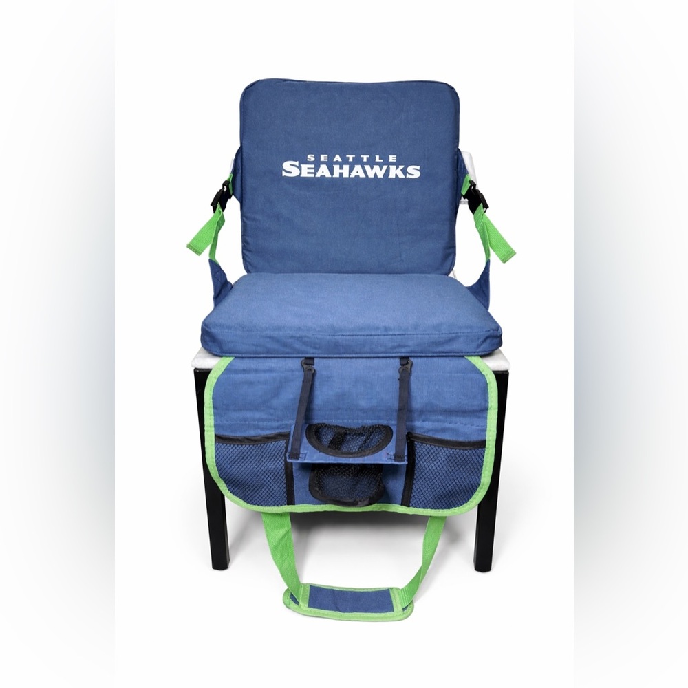Seattle Seahawks Stadium Seat + NFL Emblem Bundle